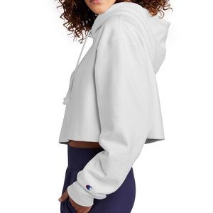 Champion Reverse Wave Cropped Cut-off Hoodie